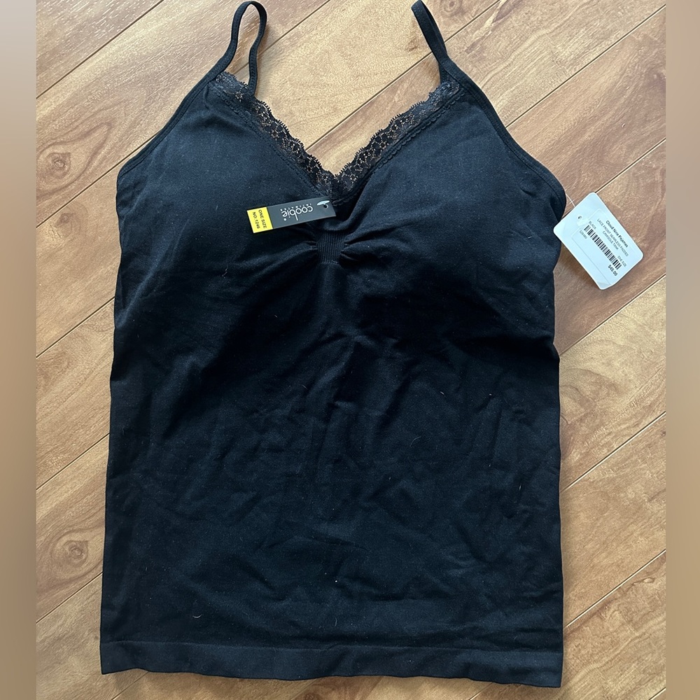Black padded cami